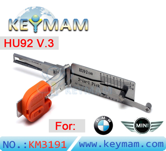 BMW HU92 ver.3  lock pick & reader 2-in-1 tool
